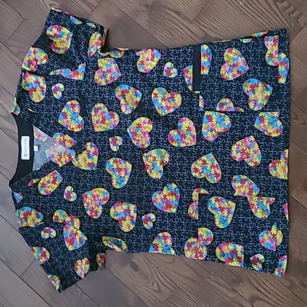 White cross top uniform size small